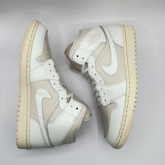 Women's Air Jordan 1 Mid Legend Light Brown BQ6472-201 Sizes Women 11 / Men 9.5 - Picture 7 of 12